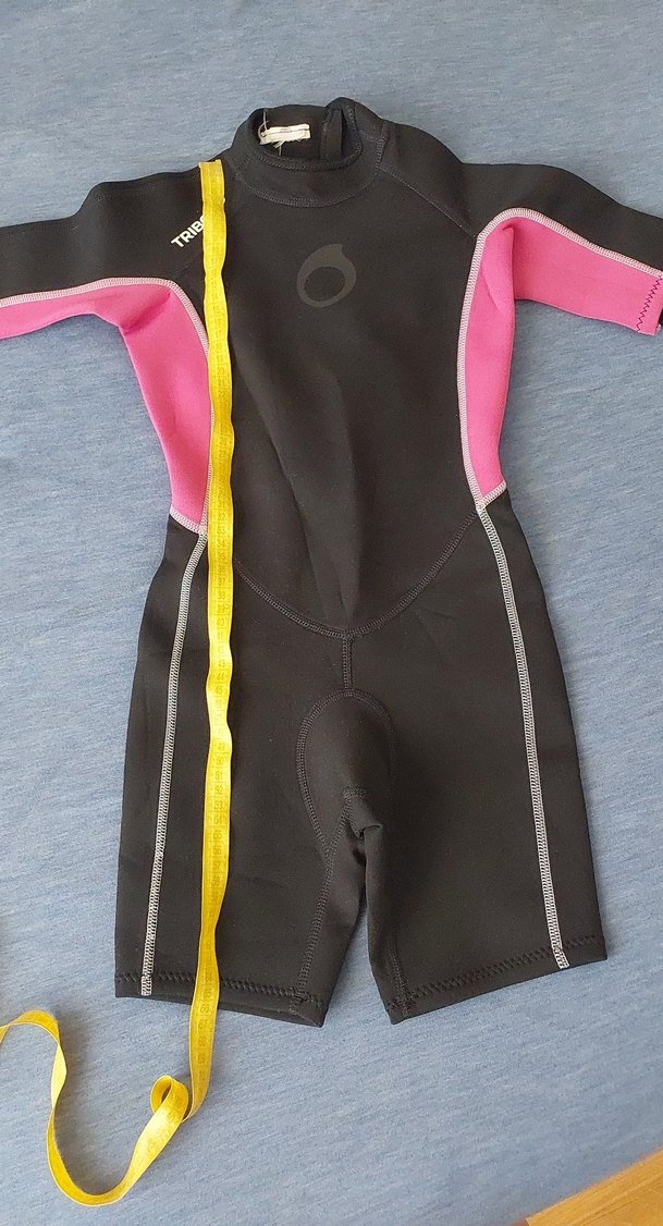 Dechatlon Pembe Siyah Kısa Kollu Termal Dalış Kiyafeti - Görsel 2