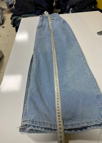 Yırtmaçlı Kadın Uzun Denim Etek KOD:010 - Görsel 5