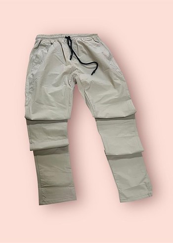 BEL LASTİKLİ BAĞCIKLI KETEN PANTOLON - Görsel 2