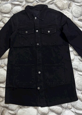 Uzun kot ceket - Görsel 4