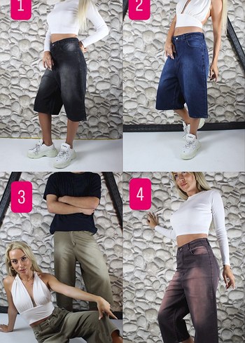 LİKRALI BAGGY ŞORTOLON