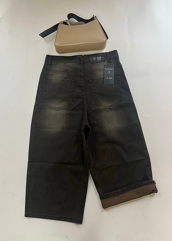 46 Beden Likralı baggy şortolon