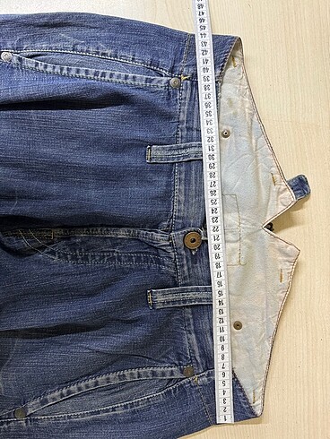 33 Beden mavi Renk Unisex Baggy fit replay jeans stok kodu46