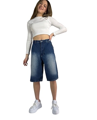 Unisex baggy jort
