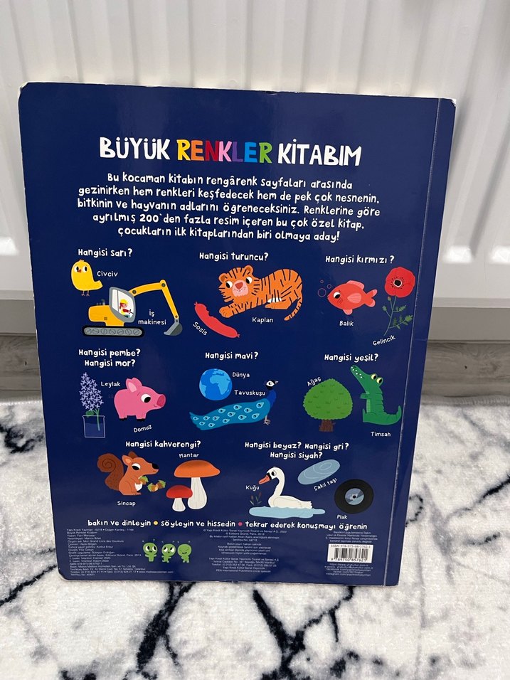Büyük Renkler Kitabım - Çocuk Kitabı - Görsel 4