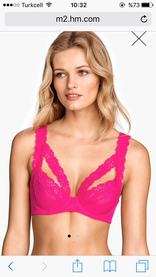 H&M H&M fusya pembe dantel