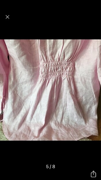 m Beden pembe Renk Zara pembe tunik gömlek