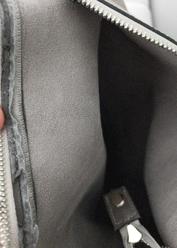 Bej Deri Kadın El Çantası - Görsel 8