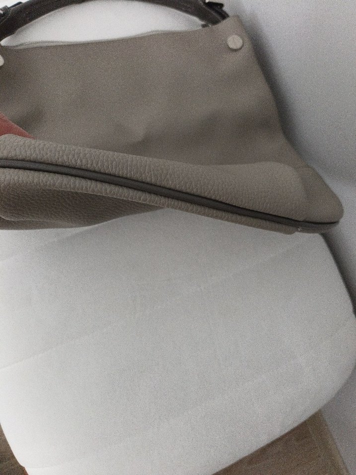 Bej Deri Kadın El Çantası - Görsel 4