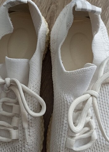 Diğer Triko beyaz ayakkabi
