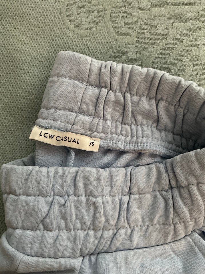 Bebek Mavisi Rahat Kesim Kadın Eşofman Altı - Görsel 2