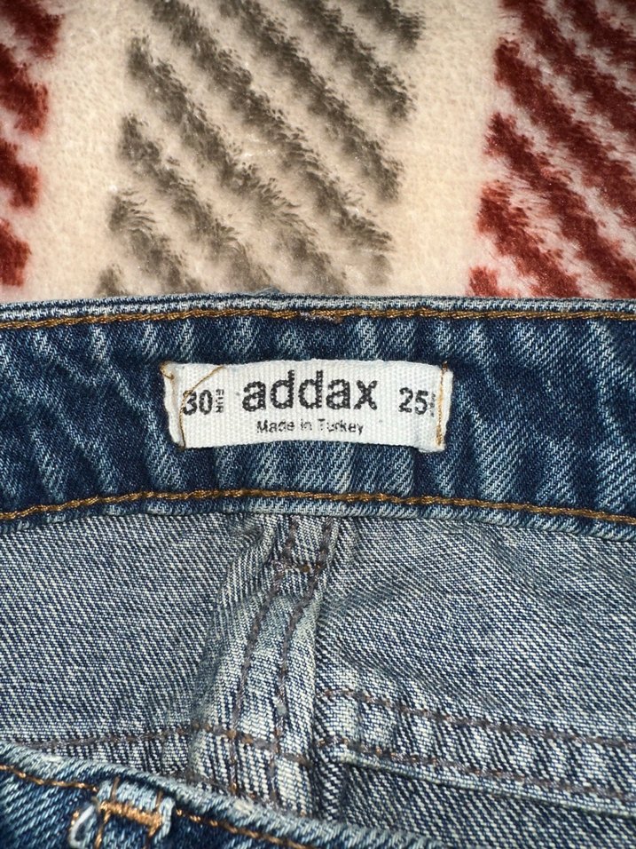 Koyu Mavi Mom Kadın Kot Pantolon - Görsel 3