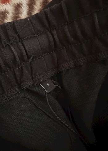 Siyah Rahat Kesim Kadın Eşofman altı - Görsel 2