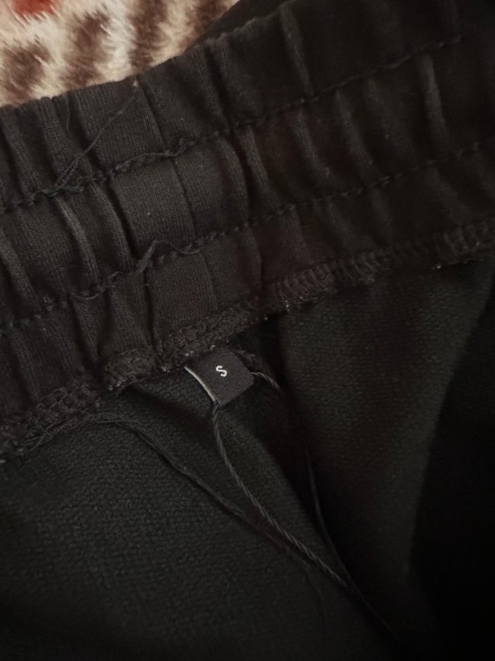 Siyah Rahat Kesim Kadın Eşofman altı - Görsel 2