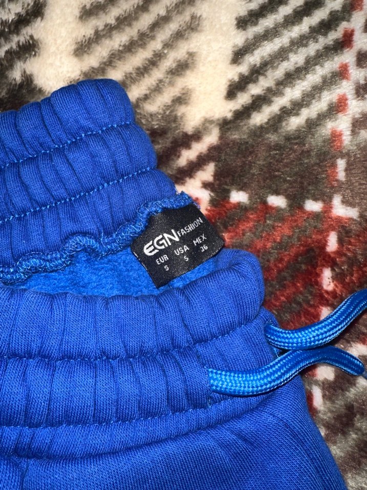 Kadın Mavi Rahat Kesim Eşofman Altı - Görsel 3