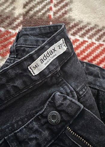 Kadın Siyah Kot Pantolon - Regular Fit - Görsel 3