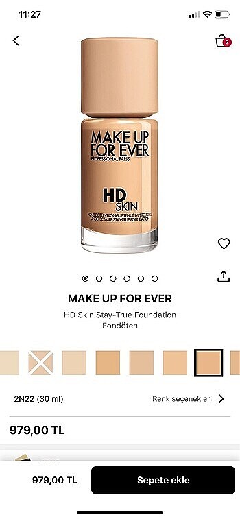 Make up ultra HD fondöten