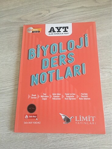 Selin Hoca Ayt Biyoloji Ders Notu