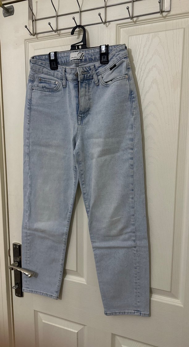 Mavi Kadın Denim Pantolon Normal Boy mom Jean - Görsel 2