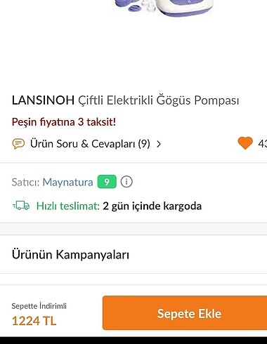 diğer Beden çeşitli Renk Lansinoh 2?li elektrikli göğüs pompası