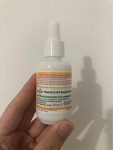  Beden Simple c vitamini serum