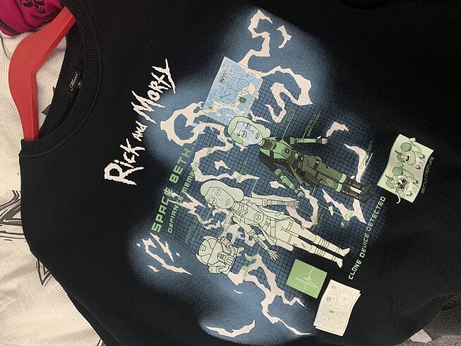 Rick and morty orijinal sweatshirt