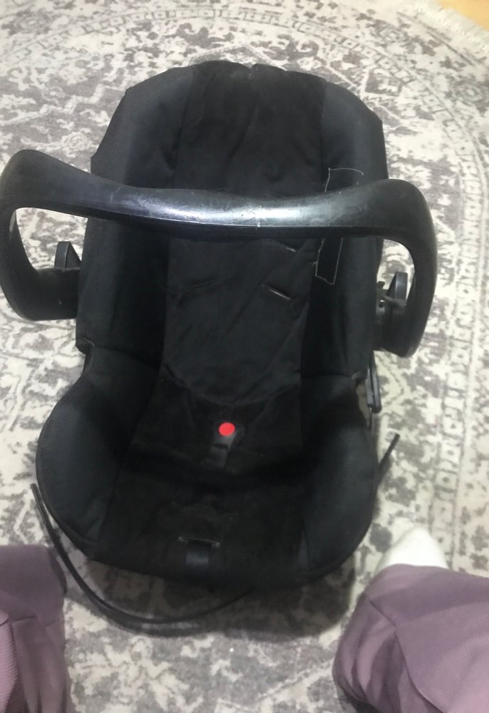 Siyah Bebek Oto Koltuğu yurt dışından alındı iyi durumda - Görsel 3