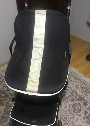 Siyah Maclaren Bebek Arabası - Görsel 2