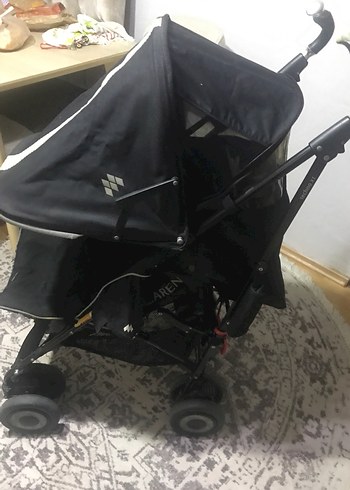 Siyah Maclaren Bebek Arabası - Görsel 3