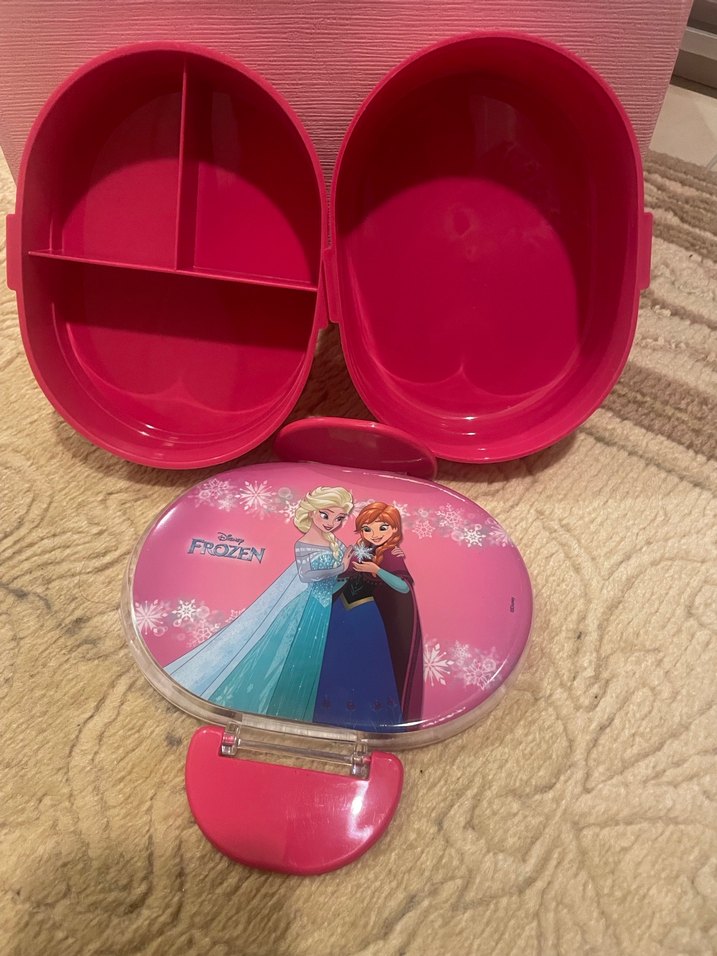 Pembe Renkte Frozen Beslenme Çantası - Görsel 3