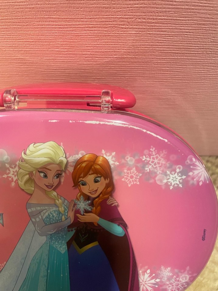 Pembe Renkte Frozen Beslenme Çantası - Görsel 2