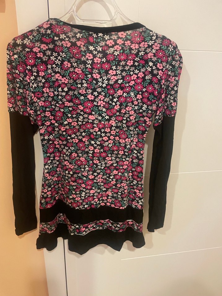 Çiçek desenli bluz tunik - Görsel 4