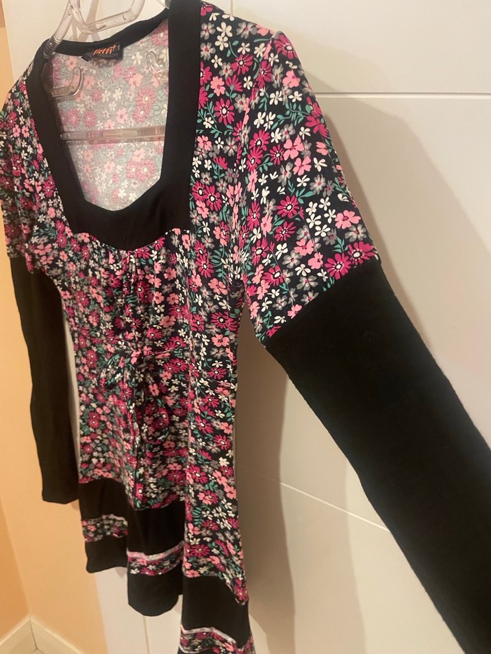 Çiçek desenli bluz tunik - Görsel 3