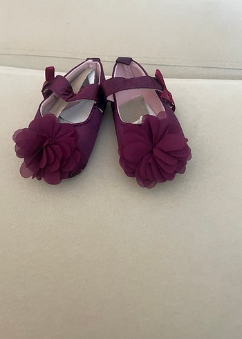 Mor Fırfırlı Kız Babet Ayakkabı - Görsel 2