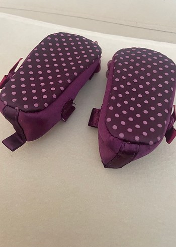 Mor Fırfırlı Kız Babet Ayakkabı - Görsel 3