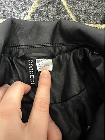 xs Beden H&M kadın deri ceket