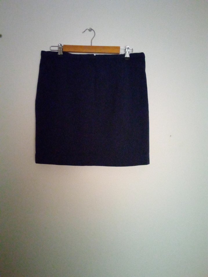 lacivert mini etek 40 beden - Görsel 2