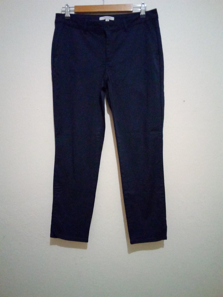 Lacivert Kadın Kumaş Pantolon - Görsel 2