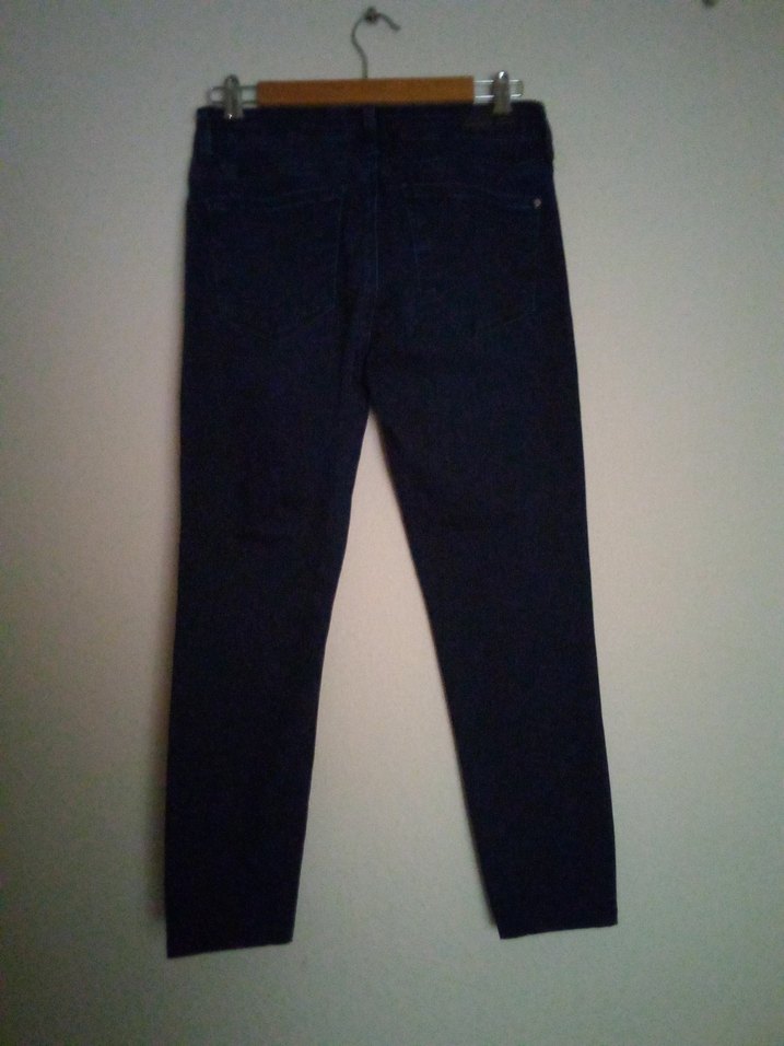 Lacivert Kadın mavi marka dar pantolon 38 beden - Görsel 4