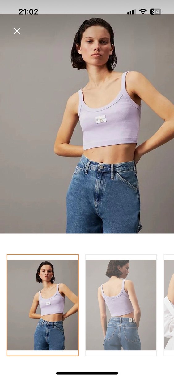 Calvin Klein crop top - Görsel 3