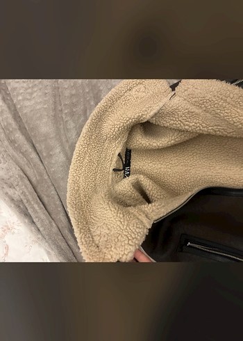 Zara kürk deri ceket - Görsel 3