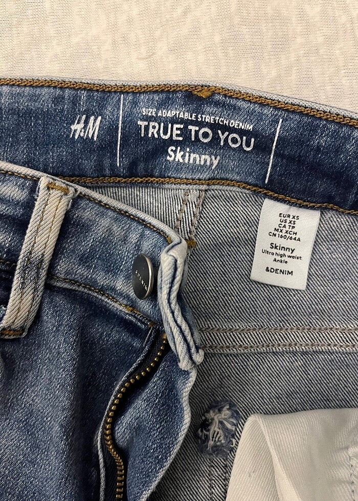 H&M Likralı skinny jean - Görsel 3