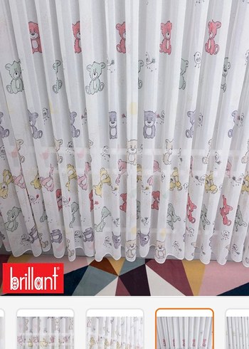 çocuk odası tül - Görsel 5