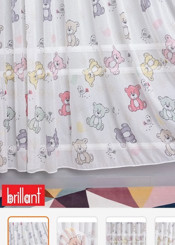 çocuk odası tül - Görsel 4