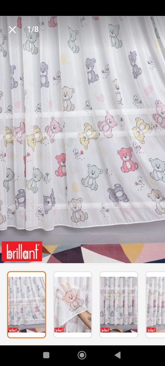 çocuk odası tül - Görsel 4