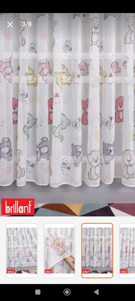 çocuk odası tül - Görsel 3