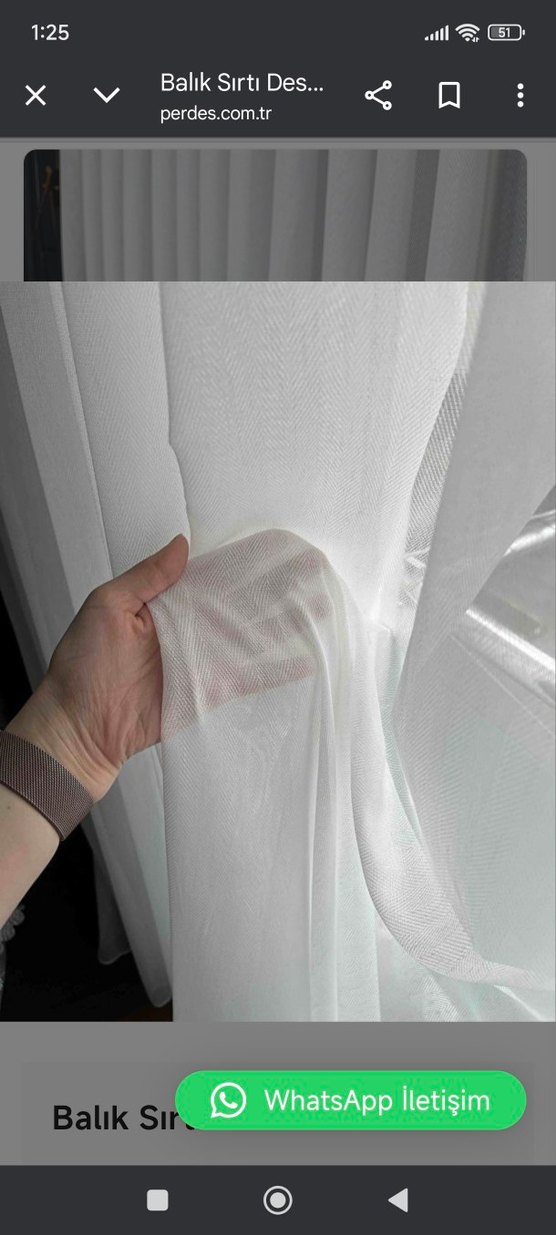 tül perde - Görsel 3