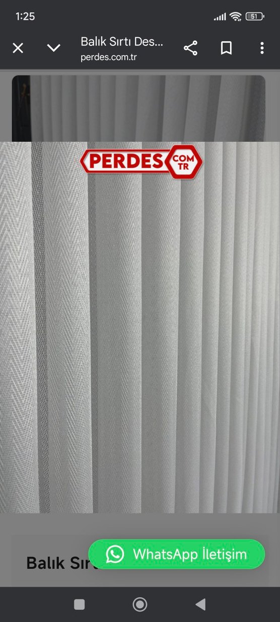 tül perde - Görsel 2