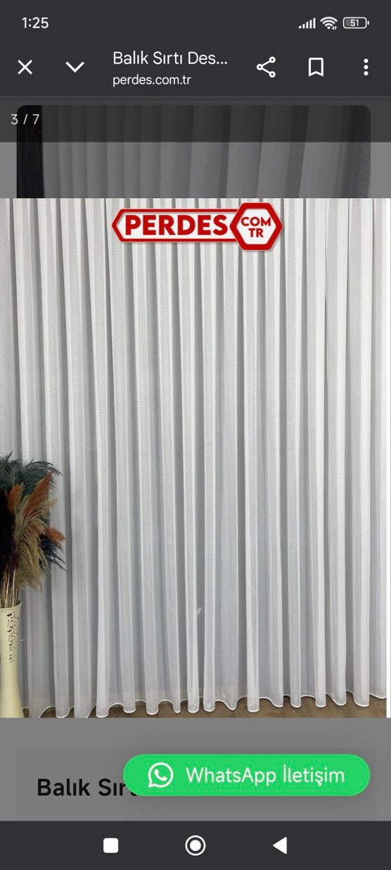 tül perde - Görsel 4