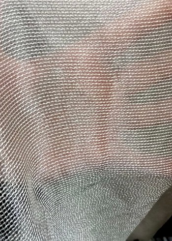 bej renk tül perde - Görsel 3